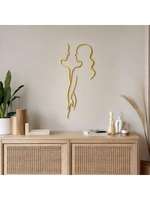 Odea Tr Minimalist Metal Duvar Dekoru – Modern Salon ve Ofis Süsü