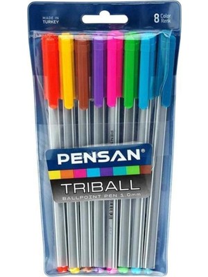 Odea Tr Trıball Tükenmez Kalem 1.0 mm 8 Renk