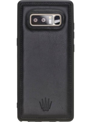 Odea Tr Samsung Note 8 ile Uyumlu Siyah Deri Cüzdan