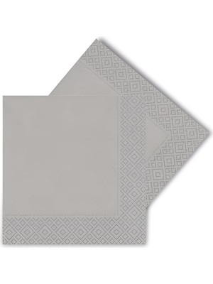 Odea Tr Renkli Kağıt Peçete 20'li Gümüş Renk 33X33