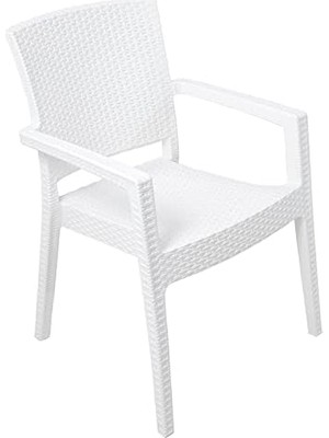 Odea Tr Mandella Zeus Rattan Koltuk Beyaz