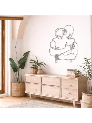 Odea Tr Minimalist Metal Duvar Dekoru – Modern Salon ve Ofis Süsü