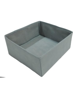 Odea Tr Gri Çekmece Içi Düzenleyici Organizer - Çok Amaçlı Dolap Içi Kutu (28 * 28 * 13)