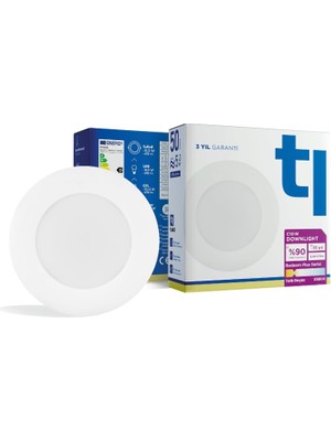 Odea Tr Redeem Plus C10W Downlight, Titreşimsiz, Göz Konforu, 678 Lümen, Tatlı Beyaz, 3500 Kelvin