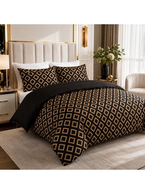 Odea Tr King Size Nevresim Takımları - Saten Ipek Nevresim ve Saç ve Cilt Için Yastık Kılıfı - 3 Parça Yatak Nevresim Takımı King Boy (220 x 230 Cm) - Ultra Yumuşak King Nevresim Takımları