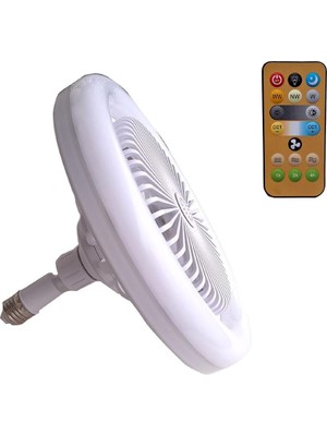 Odea Tr Sunlight Pervaneli ve Fanlı Kumandalı LED Lamba 3 Farklı Renkli