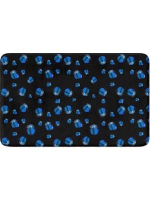 Odea Tr Banyo Paspası, Kaymaz Taban, Makinede Yıkanabilir, Çok Amaçlı Halı, Banyo Dekoru (40X60CM)