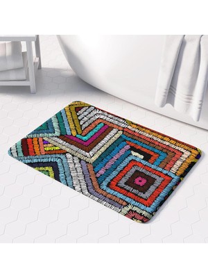 Odea Tr Banyo Paspası, Kaymaz Taban, Banyo Halısı, Makinede Yıkanabilir
