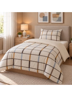 Odea Tr Tek Kişilik Nevresim Takımı 160X220 cm Lastikli Çarşaf 100X200 cm