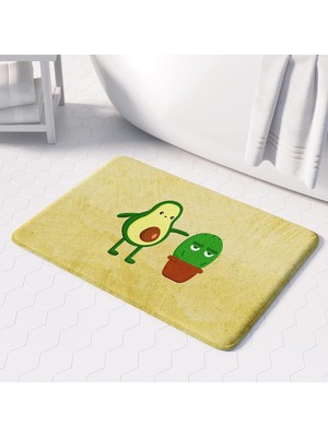 Odea Tr Banyo Paspası, Kaymaz Taban, Banyo Halısı, Makinede Yıkanabilir