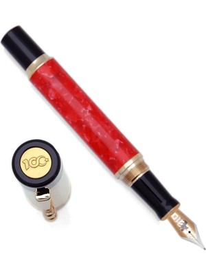 Odea Tr Genève – Lüks ve Ergonomik Dolma Kalem & Tükenmez Kalem – 100. Yıl Limited Edition – Alman M Uç, Altın Kaplama,mavi Mürekkep –evrensel Kartuş ve Dönüştürücü, Premium Hediye Kutulu (Dolma Kalem)