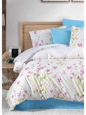 Odea Tr Çift Kişilik Nevresim Takımı Flora Çiçekli 200 x 220