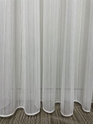 Odea Tr Cortibo Çizgili Çelik Tül Perde (Pilesiz), 200 x 250