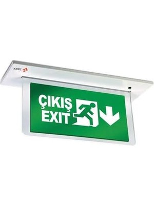 Odea Tr Sfs Sıva Altı SFS24-3-L-SA Acil Çıkış Yönlendirme Armatürü Sürekli ve Kesintide 180 Dak. Yanan 10XF LED