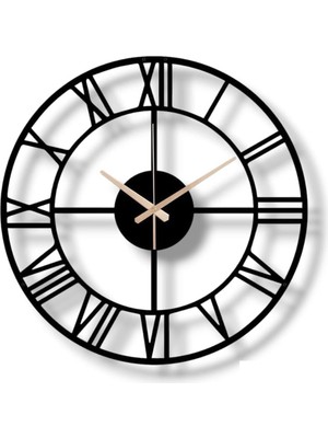 Odea Tr Morden Metal Duvar Saati, Oturma Odası, Yatak Odası, Ofis, Mutfak Için, Ev ve Salon Için Şık Duvar Saati, Tasarımcı Büyük Boy Modern (DA-129, 60 Cm)