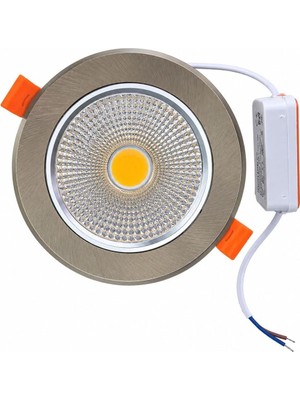 Odea Tr Mat Krom Sıva Altı Spot LED Armatür 10W Gün Işığı Işık