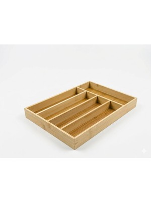 Odea Tr 33X25 cm Bambu Çatal Kaşıklık – Bölmeli Çekmece Içi Kaşık Çatal Düzenleyici