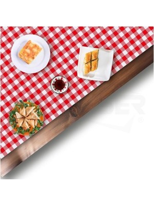 Odea Tr Tek Kullanımlık Masa Aktivite ve Mama Sandalyesi Piknik Örtüsü 3'lü Rulo 100X120 Pötükare Desenli