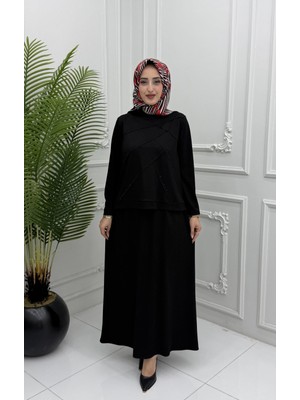 Nazan Etek Takım Siyah