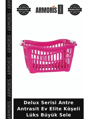 Armoris Delux Serisi Antre Antrasit Ev Elite Köşeli Lüks Büyük Sele