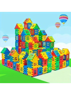 OEM Puzzle City 3D Yapı ve Tasarım Blokları Eğitici Oyuncak (Eğitici Oyuncak, Adet, 64)