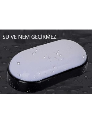 OEM 20W Bahçe Balkon Banyo Teras Duvar LED Işık Nem Su Geçirmez Siyah Kasa Beyaz Işık 6400K
