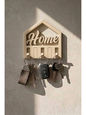 GIFT MALL Home Yazılı Dekoratif Duvar Anahtarlığı