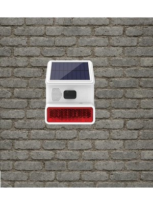 Tr Akıllı Alarm Sistemleri Obiem Güneş Enerjili Dış Mekan Sireni