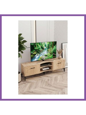 Bezos Vera Tv Sehpası Suntalam Bej 160X35 Bzoshb