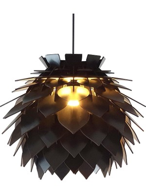 Tr Lotus Ahşap Avize 4 Renk Modern Bohem Rustik Avize Tekli Sarkıt Lamba Butik Otantik Aydınlatma