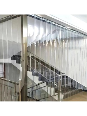 Tr Şeffaf Pvc Şerit Perde Seti, Şeffaf Pvc Şerit Kapı Perdesi