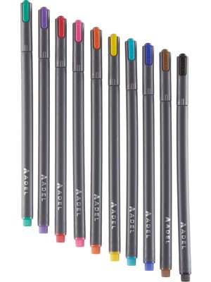 Tr Fineliner, 10 Renk, Karışık