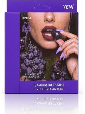 Ethab Ticaret Üzüm Aromalı Yenilebilir Iç Çamaşırı Takımı