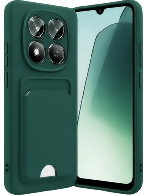 La Boom Xiaomi Redmi Note 15 Pro 5g Kelvin Kartvizitli Silikon - Koyu Yeşil