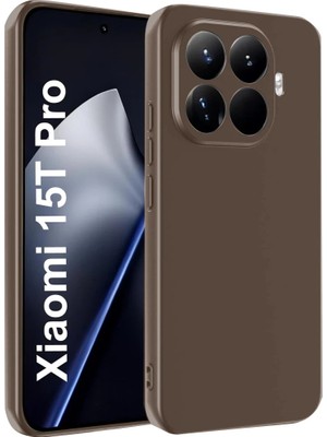 La Boom Xiaomi Mi 15T Pro First Silikon - Kahverengi