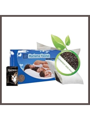 Bezos Muzicevi Anti-Snoring Pillow - Karabuğday Yastığı 50 x 70 cm + Jel ECO123