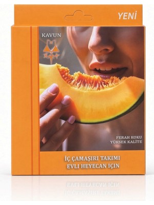 WebMediCode Kavun Aromalı Yenilebilir Iç Çamaşırı Takımı