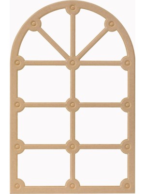 Tr Dekoratif Çerçeve (50 x 70 Cm) Duvar Aynası 18 mm Ham Mdf