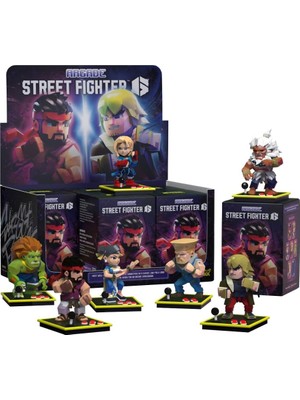 Tr Arcade: Capcom Street Fighter Serisi - Kutu Kutusu Koleksiyon Figürleri, Bir Paket, Rastgele Bir