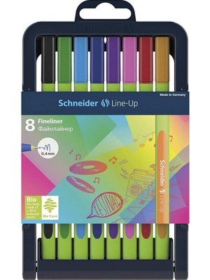Tr Fineliner Lineup 8'li Kalem Kutusu 0,4 mm 8 Fl