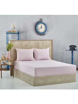 Komfort Home Battal Boy Pamuklu Penye Lastikli Çarşaf Seti 200X200 cm