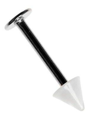 Pratik Ev Moulin Labret Stud Çelik Spike Piercing TDGR00924