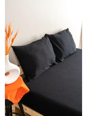 Pratik Ev Premium 50X70 Yastık Kılıfı 2'li, Siyah