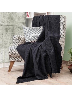 aklow akyoleticaret Koltuk Örtüsü Şönil Jakarlı Desen Kaymaz Çekyat Örtüsü ve Koltuk Şalı 175X215