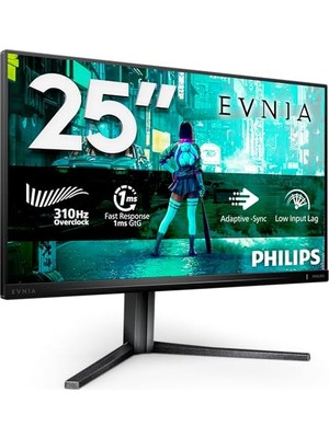 Kazan Hobi Evnia 25M2N3200U 24.5″ 310Hz 0,5ms G-Sync Fhd Fast IPS Gaming Monitör