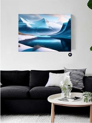 Kazan Hobi (PSTER20771) Kuzeyin Karlı Dağları Iskandinav Tarzı Poster 40 x 60