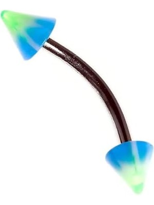 Kazan Hobi Moulin Curved Barbel Çelik Spike Piercing TDGR00913