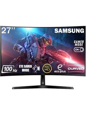Kazan Hobi 27" Va S3 S36GD LS27D366GAUXUF 4ms 100Hz Hdmı-Dp Kavisli Monitör 1920X1080