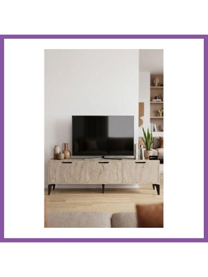 Bezos Royal Tv Sehpası Suntalam Ekru 160X35 Bzoshb