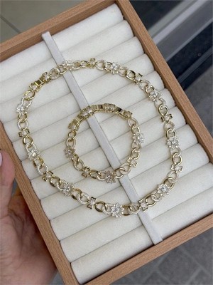 Herşey Trend Xuping Set  Kolye - Altın
